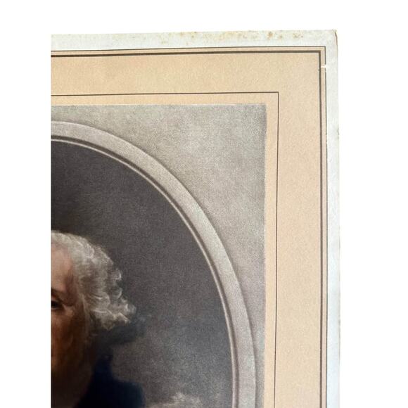 Vintage 1931 George Washington Mezzotint Print by Frost & Reed Ltd. - Picture 6 of 10